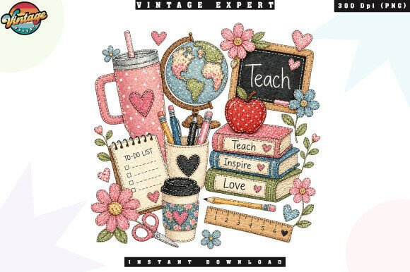 Back to School Teacher Faux Glitter PNG: A Practical Review for Designers and Creators