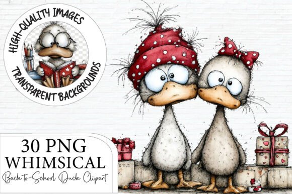 Bringing Whimsical Back to School Duck Clipart into Your Creative Projects