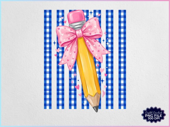 Personalized Pencil Back to School PNG