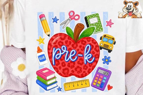 Pre-K Back to School Apple PNG Clipart: The Secret Weapon for Your Creative Projects