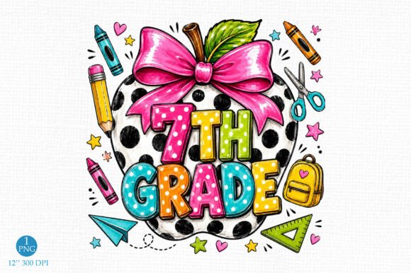 Seventh Grade PNG and Back to School PNG: The Ultimate Creative Companion for Your Next Project