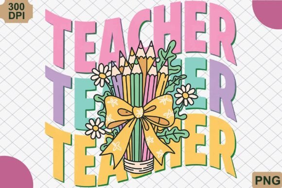 Teacher Bow Back to School PNG: The Ultimate Design for Coquette Classroom Vibes