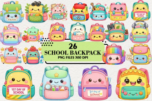Transforming Education and Creativity with Kawaii Back to School Backpack Clipart